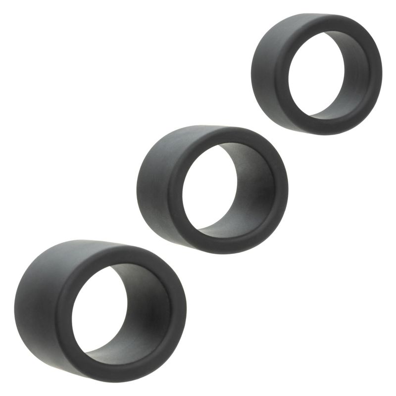 Alpha Liquid Silicone 3 Ring Stamina Set