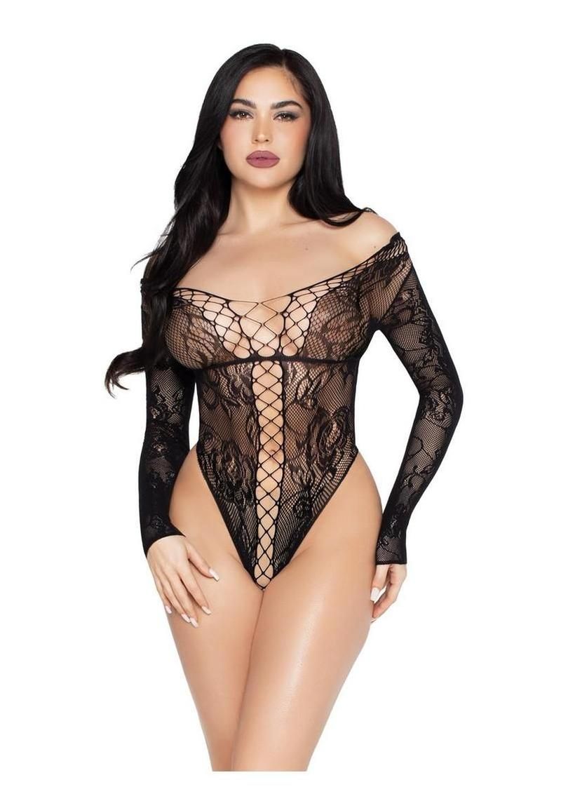Handle With Care Lace Bodysuit
