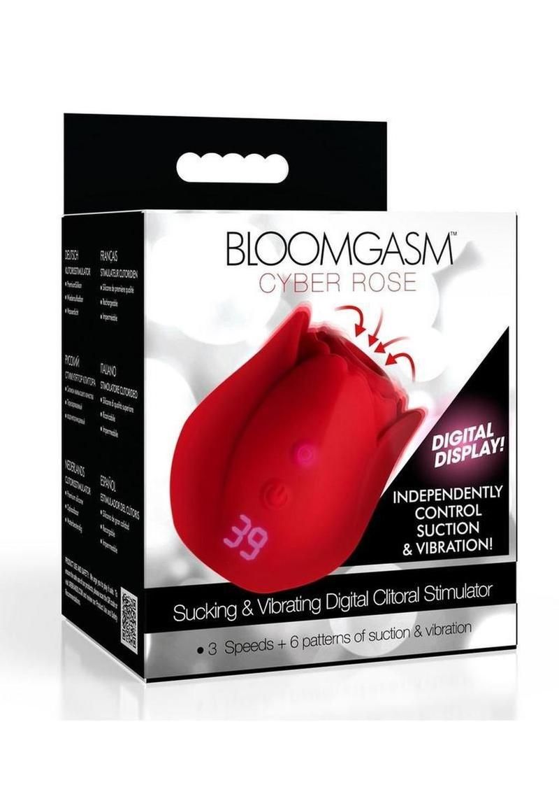 Bloomgasm Cyber Rose Sucking &amp; Vibrating Digital Stimulator
