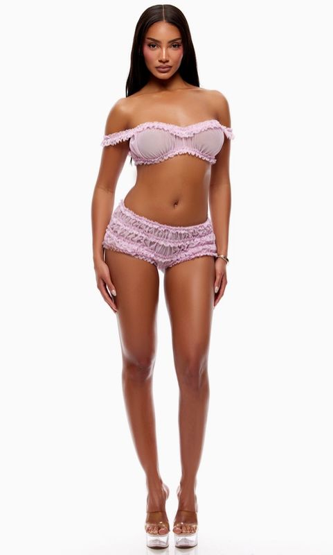 Soft Girl Era Mesh Bralette Set