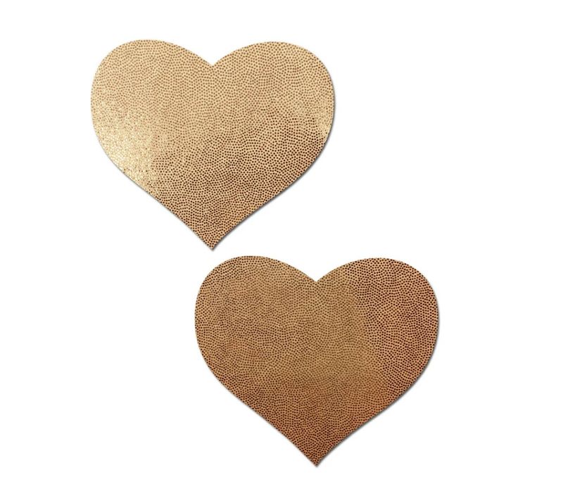 Pastease Liquid Rose Gold Heart Pasties
