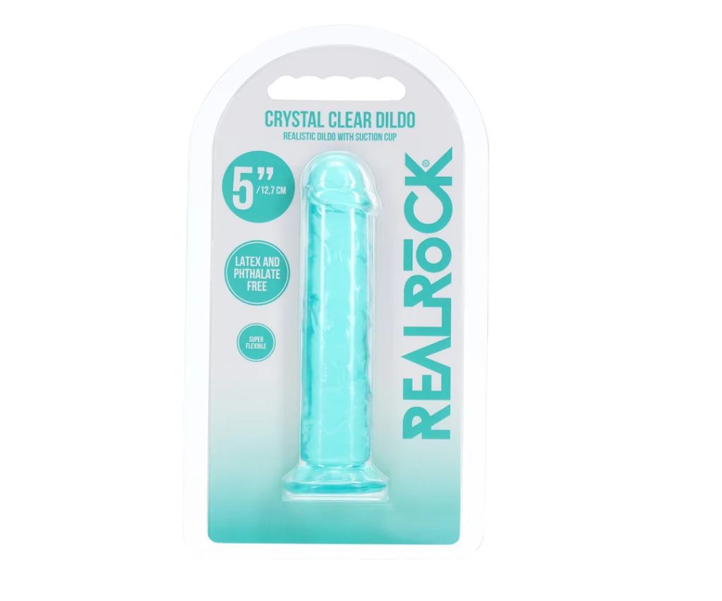 Realrock Crystal Clear 5" Dildo
