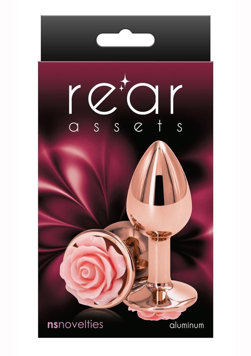Rear Assets Pink Rose Aluminum Small Plug