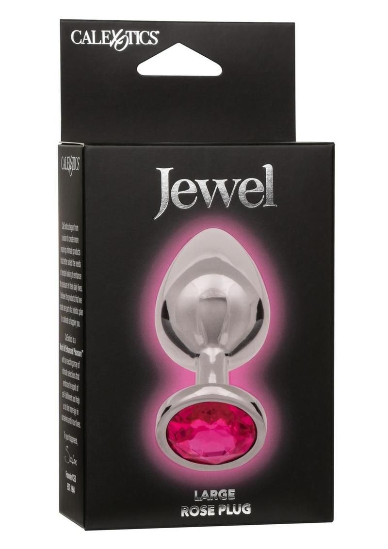 Jewel Rose Aluminum Large Plug