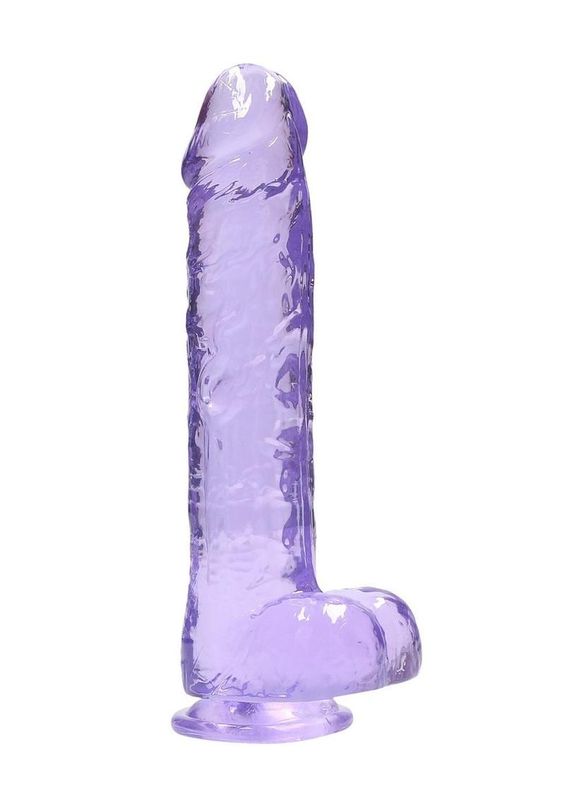 RealRock Crystal Clear 9" Dildo