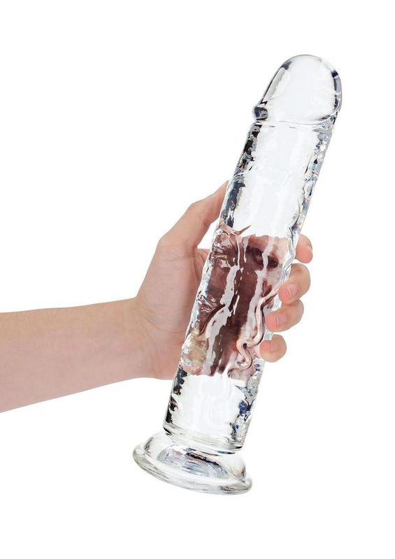 RealRock Crystal Clear 11" Dildo