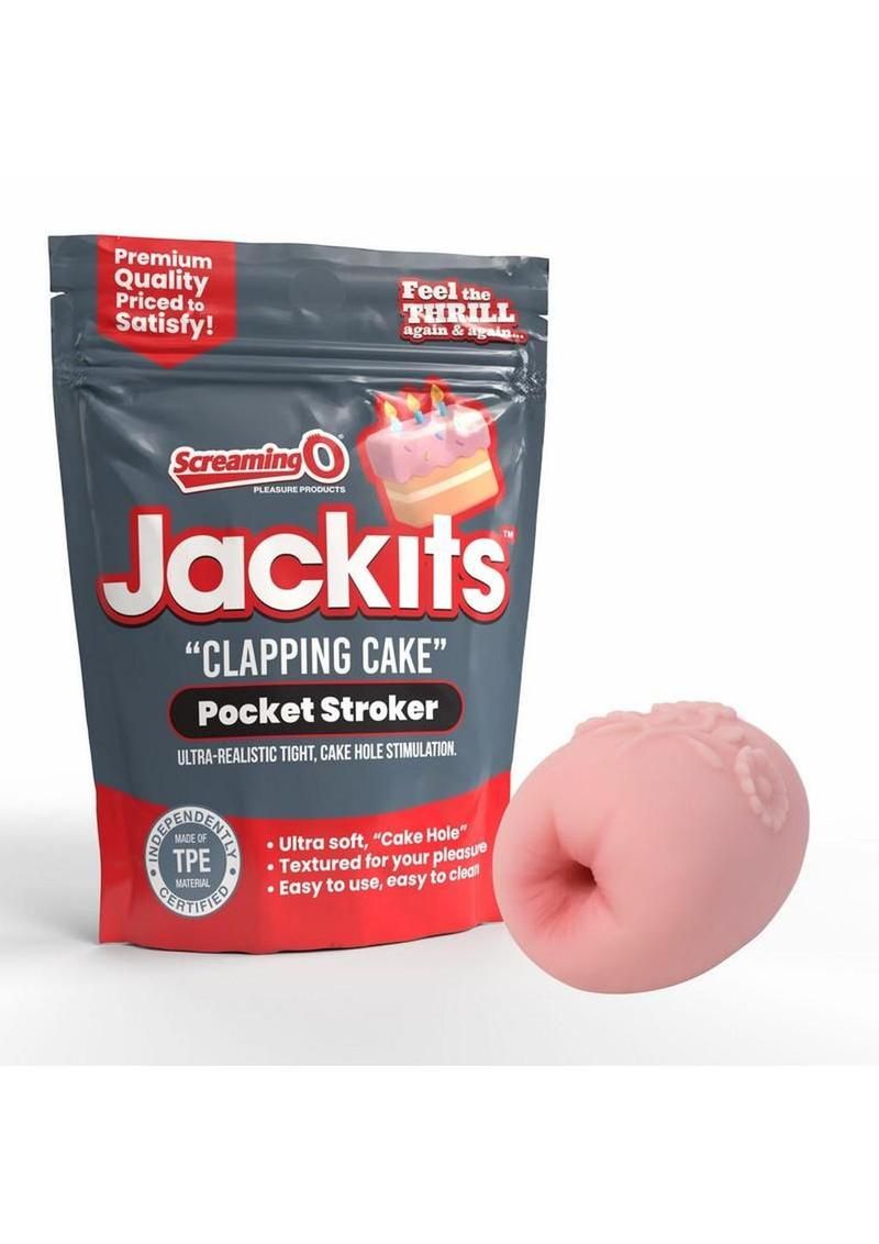 Screaming O Jackits Clapping Cake Pocket Stroker