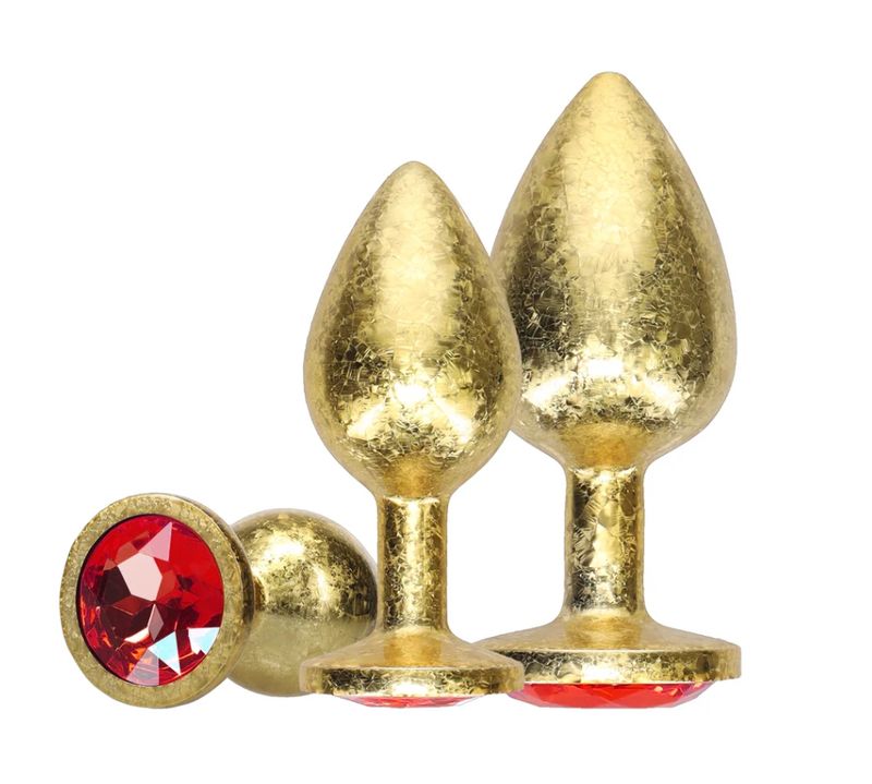 Ouch! International Milan Collection Metal Anal Plug Set Gold