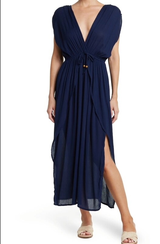 BOHO ME V -neck front tie maxi dress BOHO ME V -neck front tie maxi dress