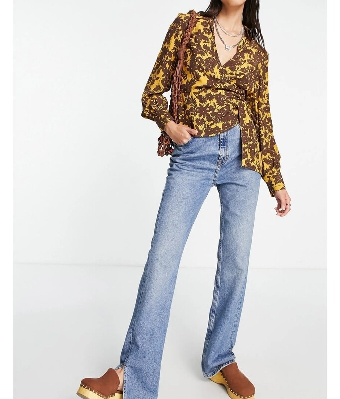 Topshop flower Jacquard top Topshop flower Jacquard top