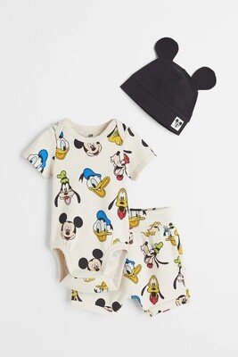 3 piece printed set Mickey mouse