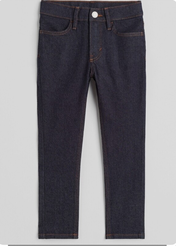 Skinny fit jeans dark denim blue 