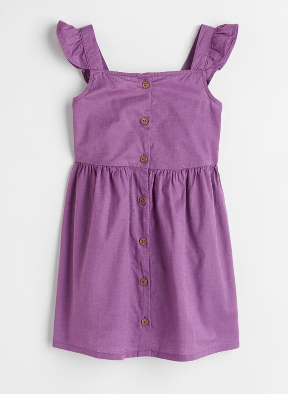 Katoenen jurk purple