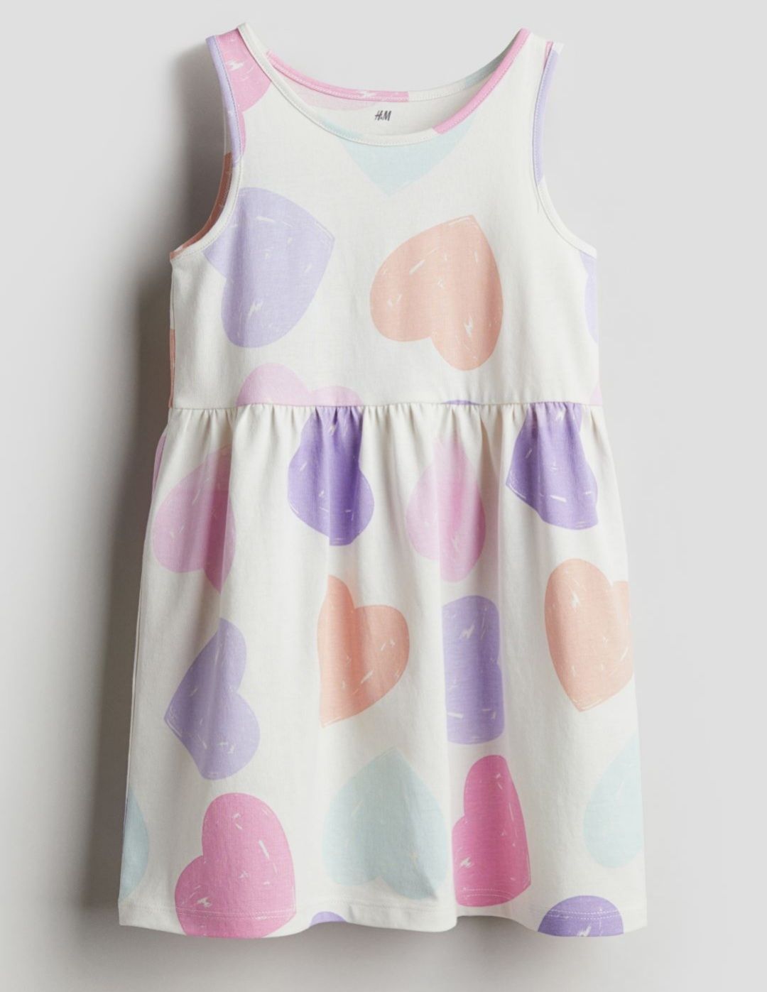 Tricot jurk hartjes H&M