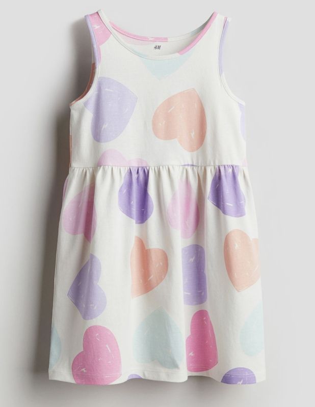 Tricot jurk hartjes H&M