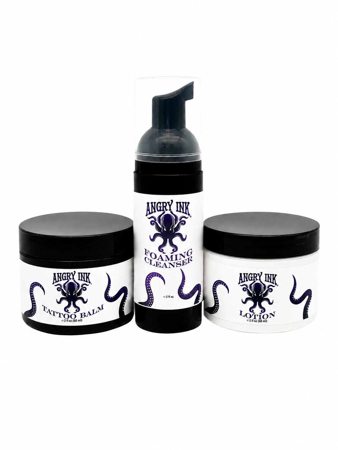 Angry Ink Tattoo Aftercare Kit, Case of 15 @ $16 per Kit (Retail $435)
