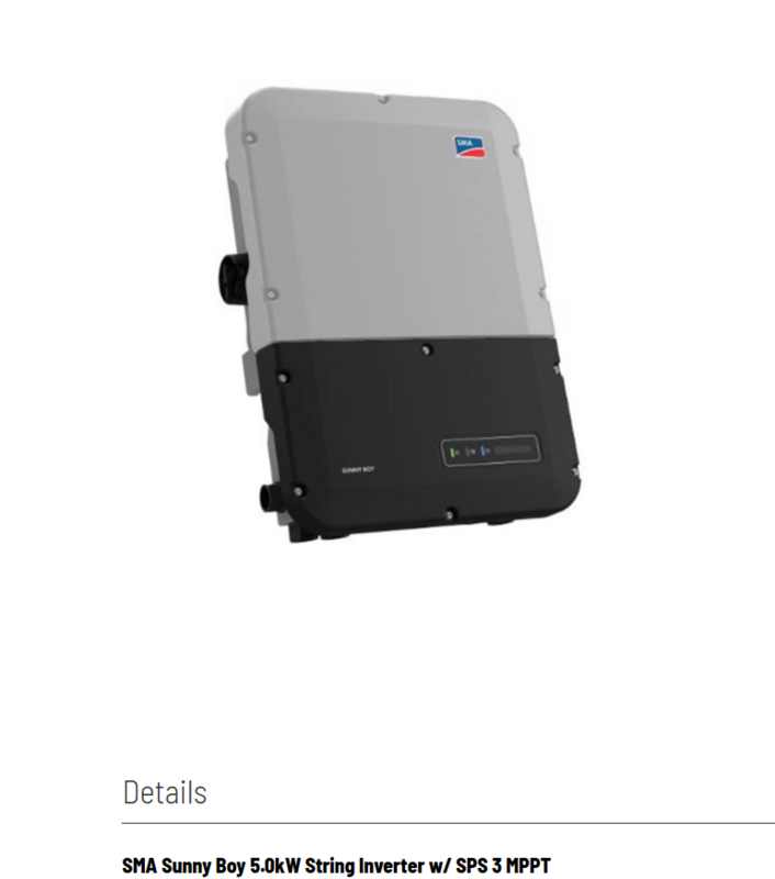 Sunny Boy Inverter