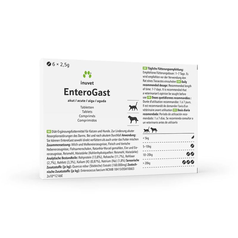 EnteroGast 6 x 2.5g tablets