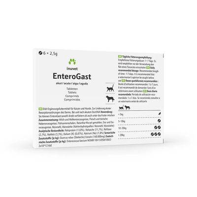 EnteroGast 6 x 2.5g tablets