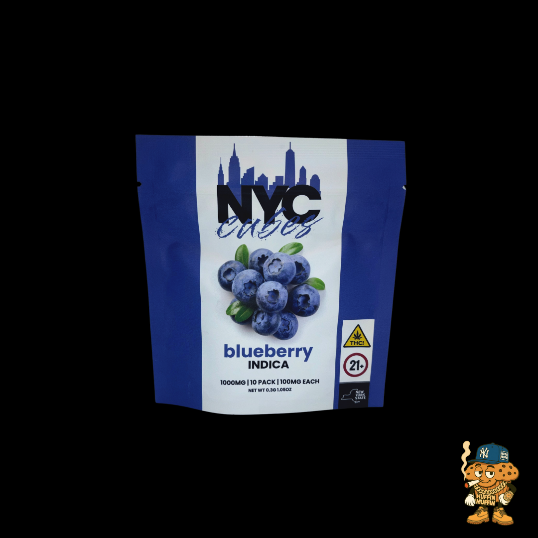 NYC Cubes (Vegan) 1000mg - Blueberry (I)