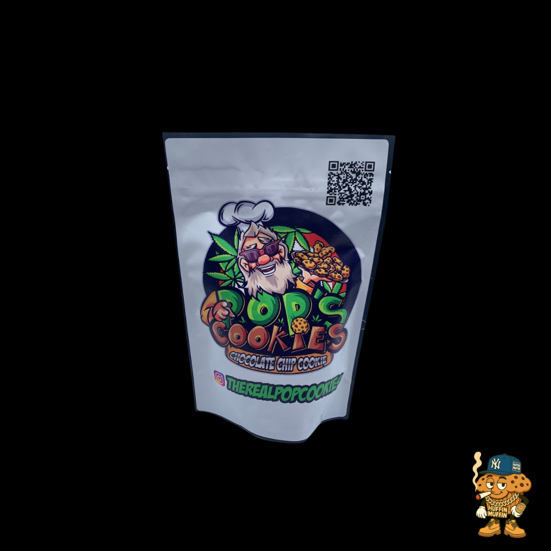 Pop’s Cookies (600mg) Chocolate Chip Cookies 3-Pack