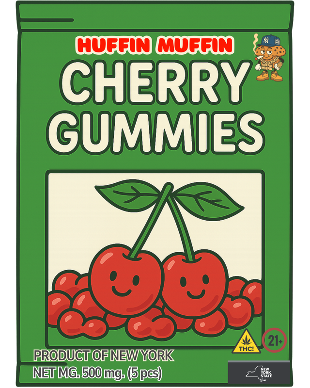 Huff&#39;s Gummies 500mg - Cherry