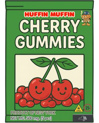 Huff&#39;s Gummies - Cherry 500mg (5 pcs)