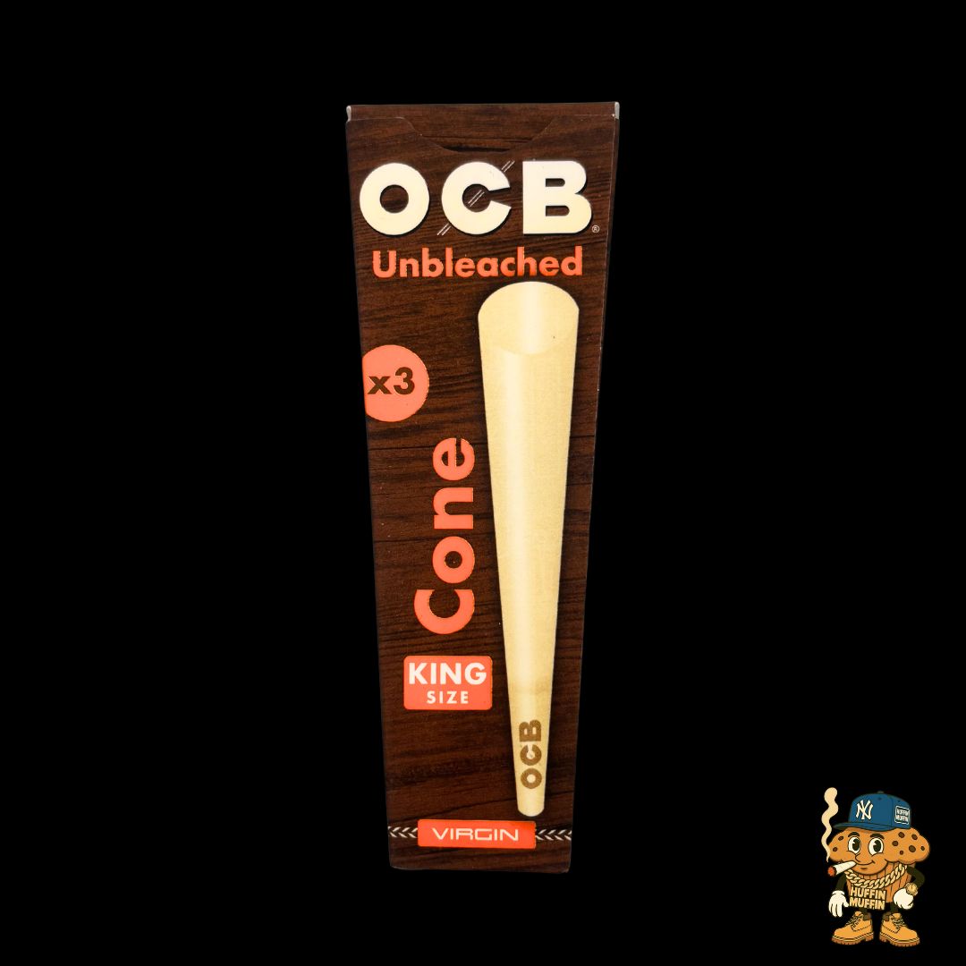 OCB Unbleached Cones King Size 3 Pack