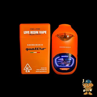 Sherbinskis Quattro 2g Live Resin Disposable
