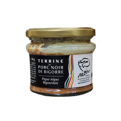 Terrine au porc noir de Bigorre (pique-nique bigourdan) 180g