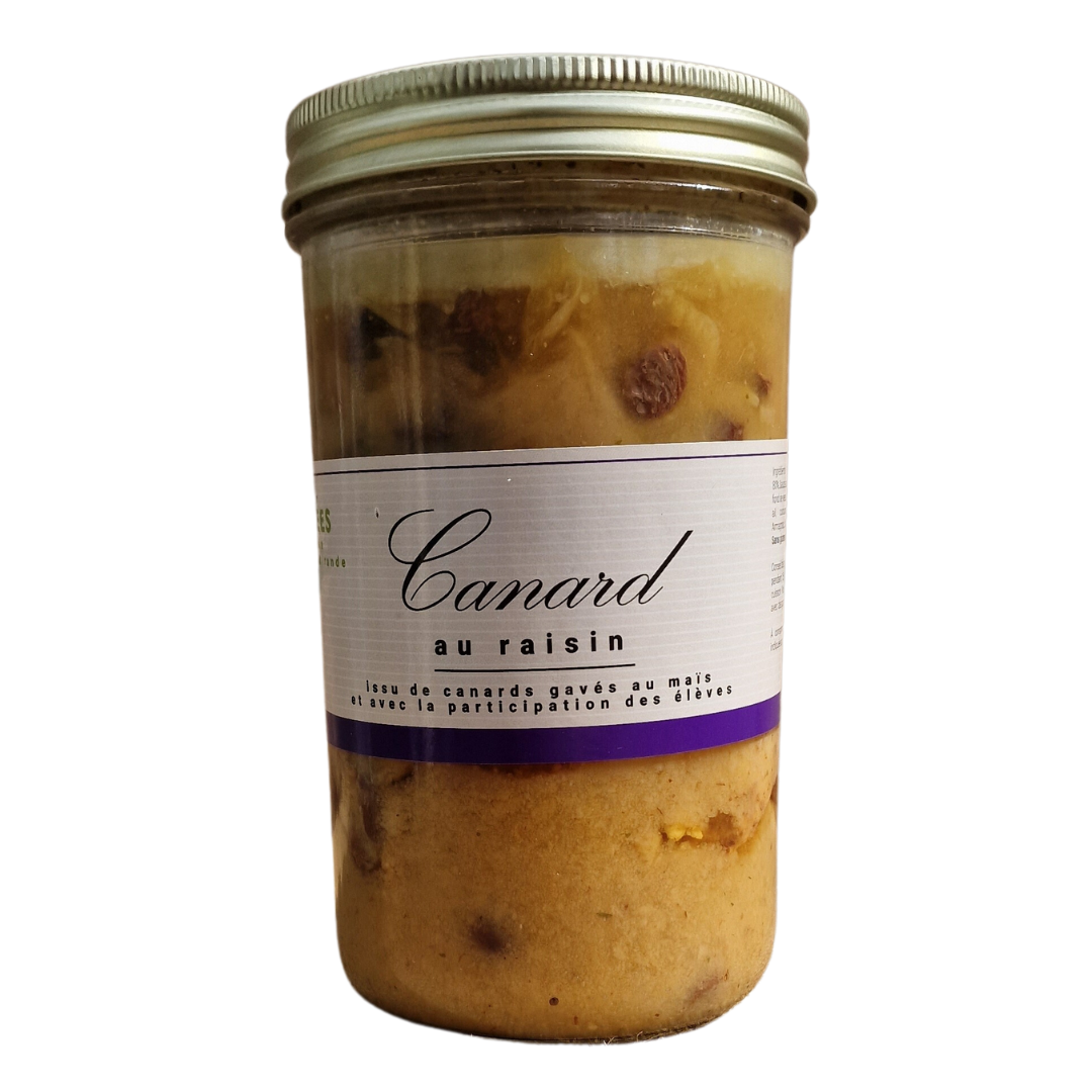 Canard aux raisins 800g Canard aux raisins 800g