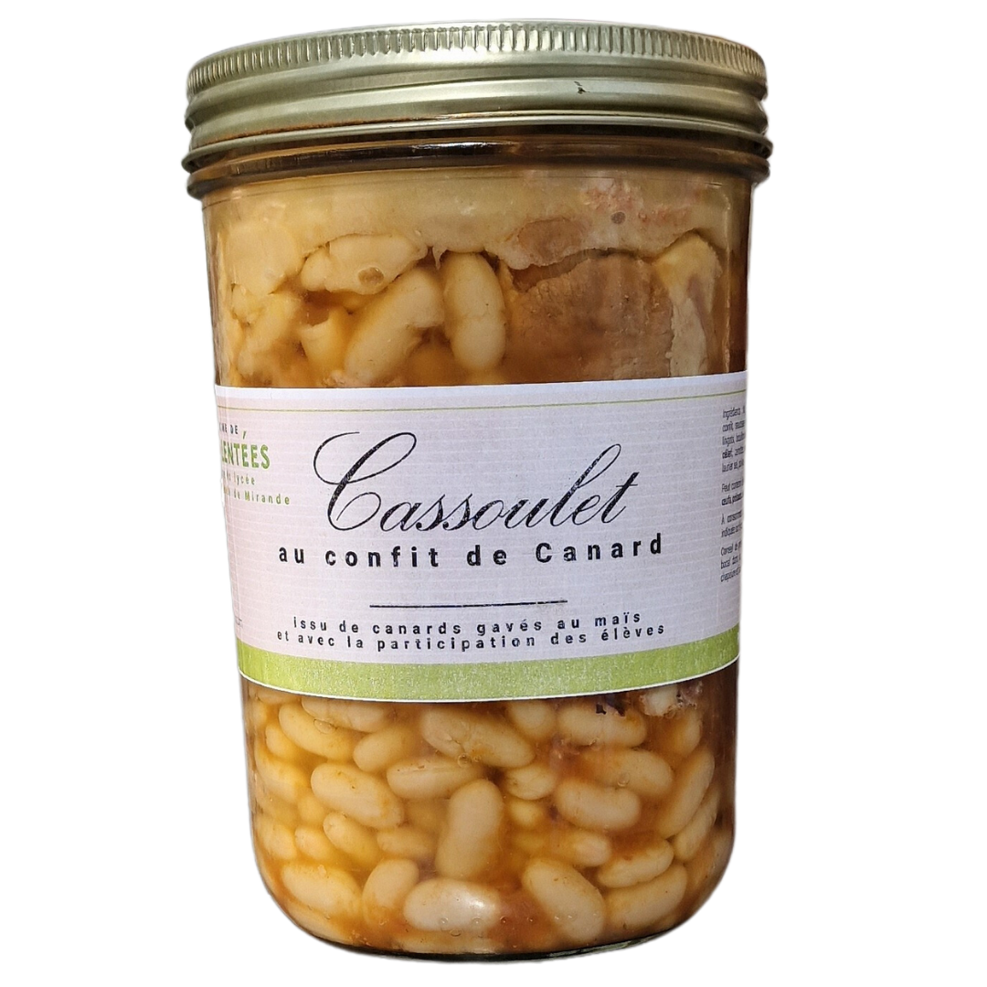 Cassoulet au confit de canard 1100g
