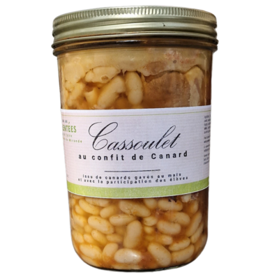 Cassoulet au confit de canard 1100g