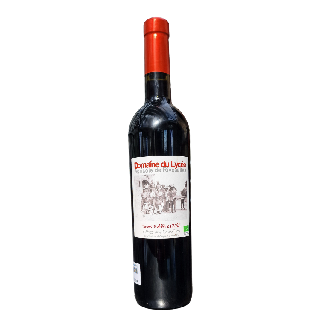 Côte du roussillon rouge sans sulfite