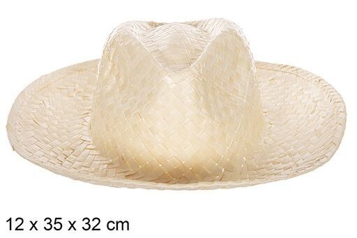 Sombrero paja classic blanco