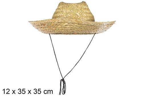 Sombrero paja cowboy color