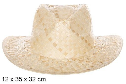 Sombrero paja basic blanco
