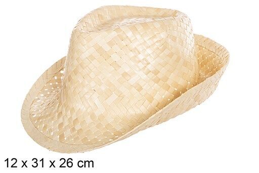 Sombrero paja borsalino claro