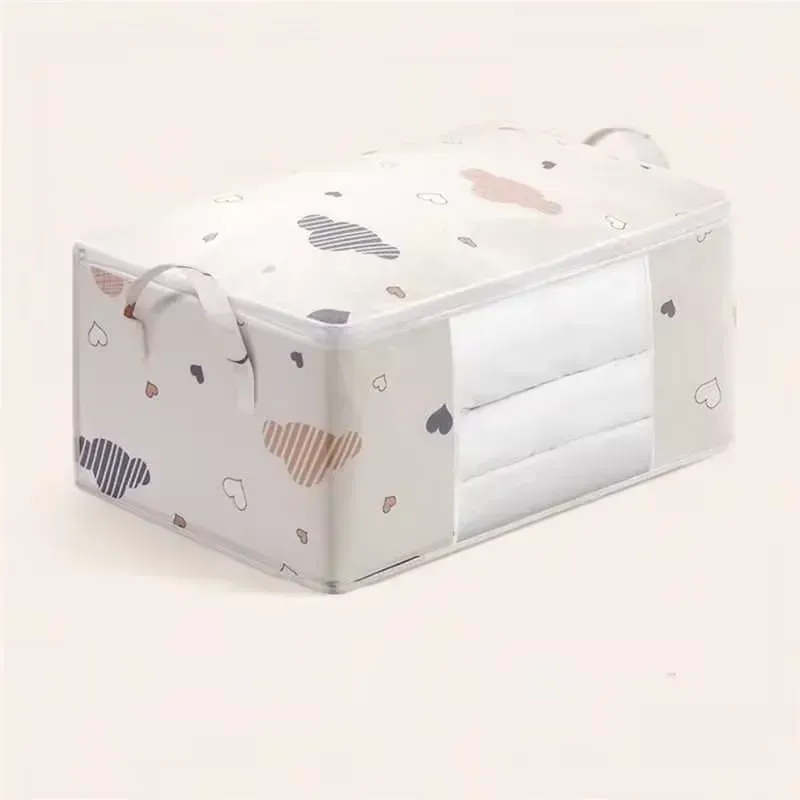 Caja organizadora para ropa y textiles con cremallera
