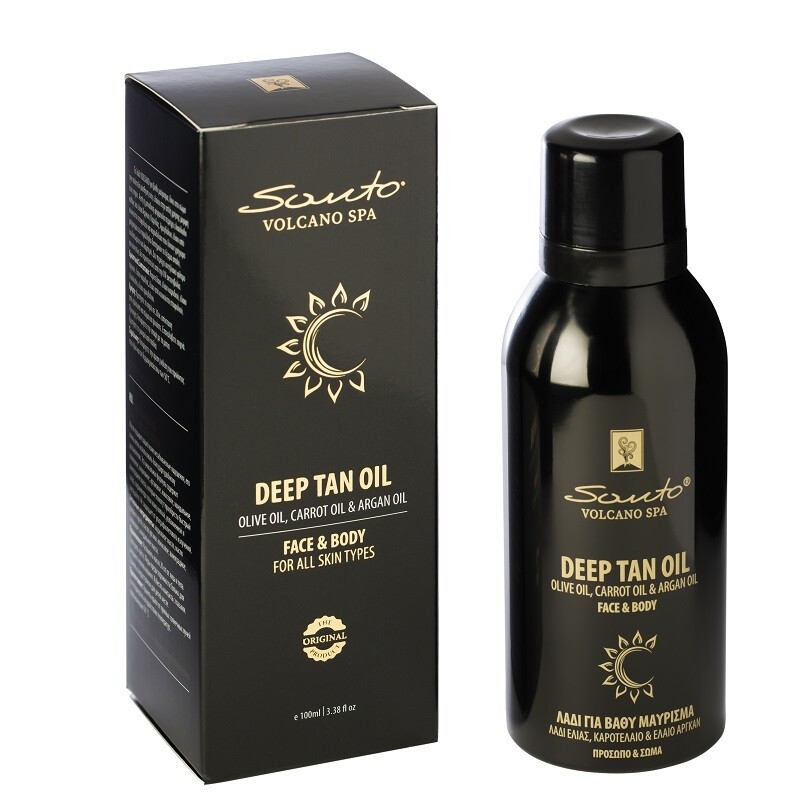 Santo Volcano Spa Deep Tan Oil For Face & Body