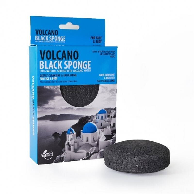 Santo Volcano Spa Black Sponge Maxi 9,5 cm