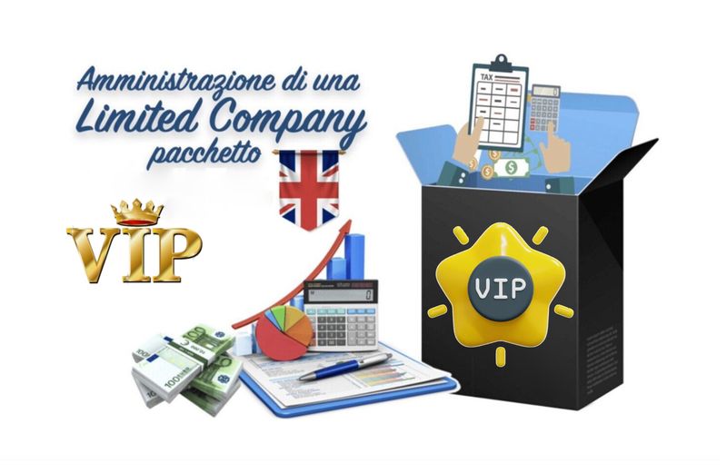 GESTIONE AMMINISTRATIVA DI UNA LTD COMPANY - PACCHETTO VIP GOLD