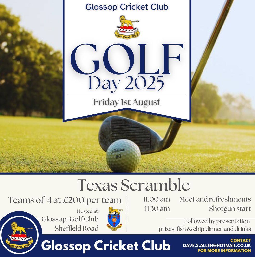 Glossop Cricket Club Golf Day 2025