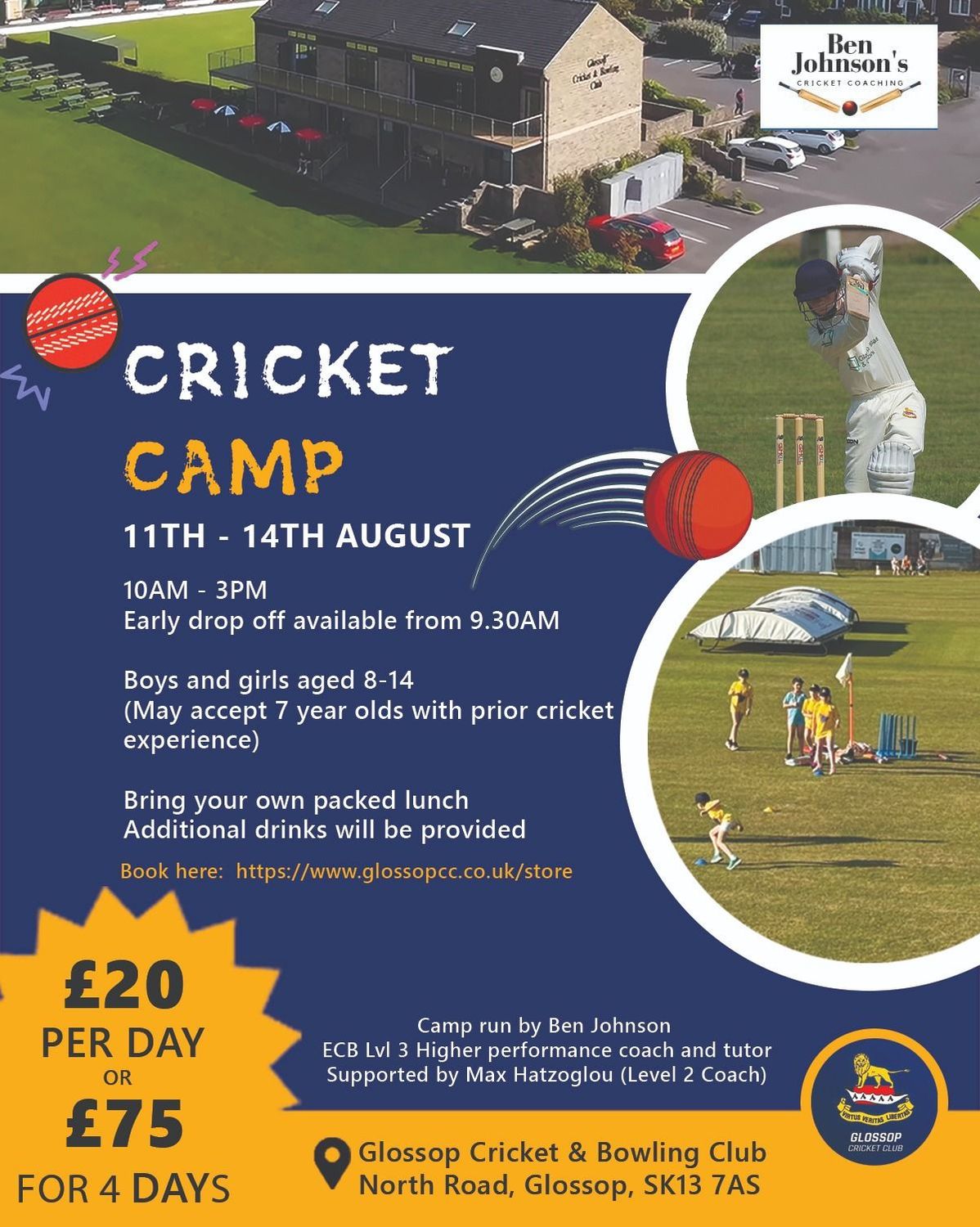 GCC Junior Cricket Camp - August 2025