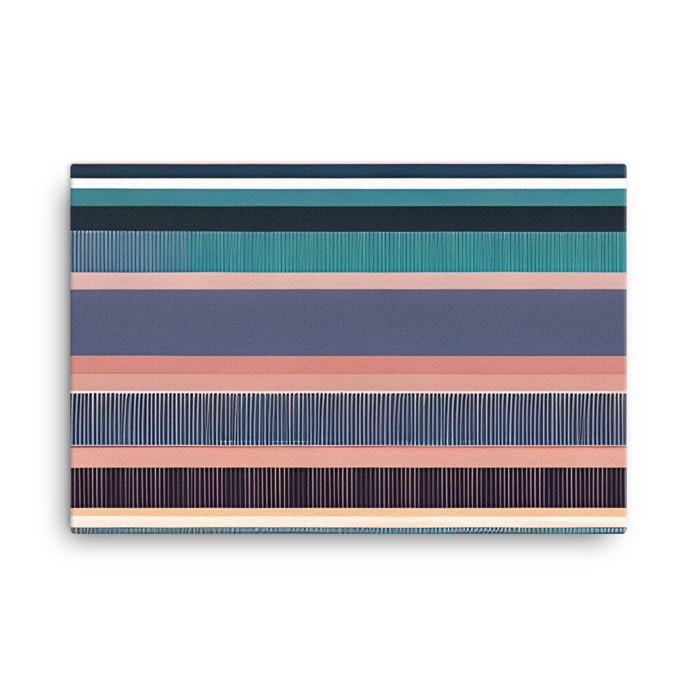 Lines &amp; Stripes - Canvas Print