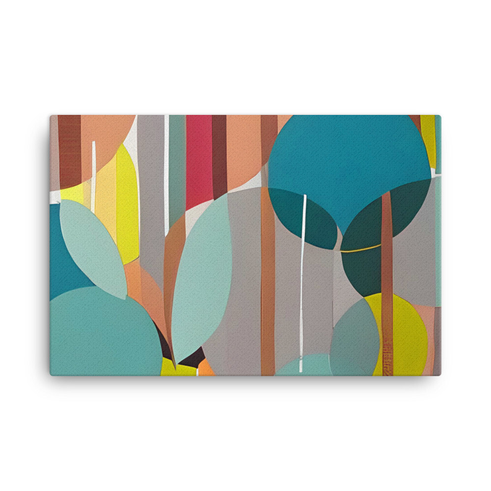 Spots &amp; Trees - Canvas Print