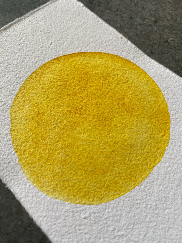 Cadmium Yellow Handmade Watercolor