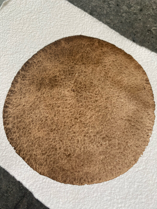 Cyprus Burnt Umber Handmade Watercolor