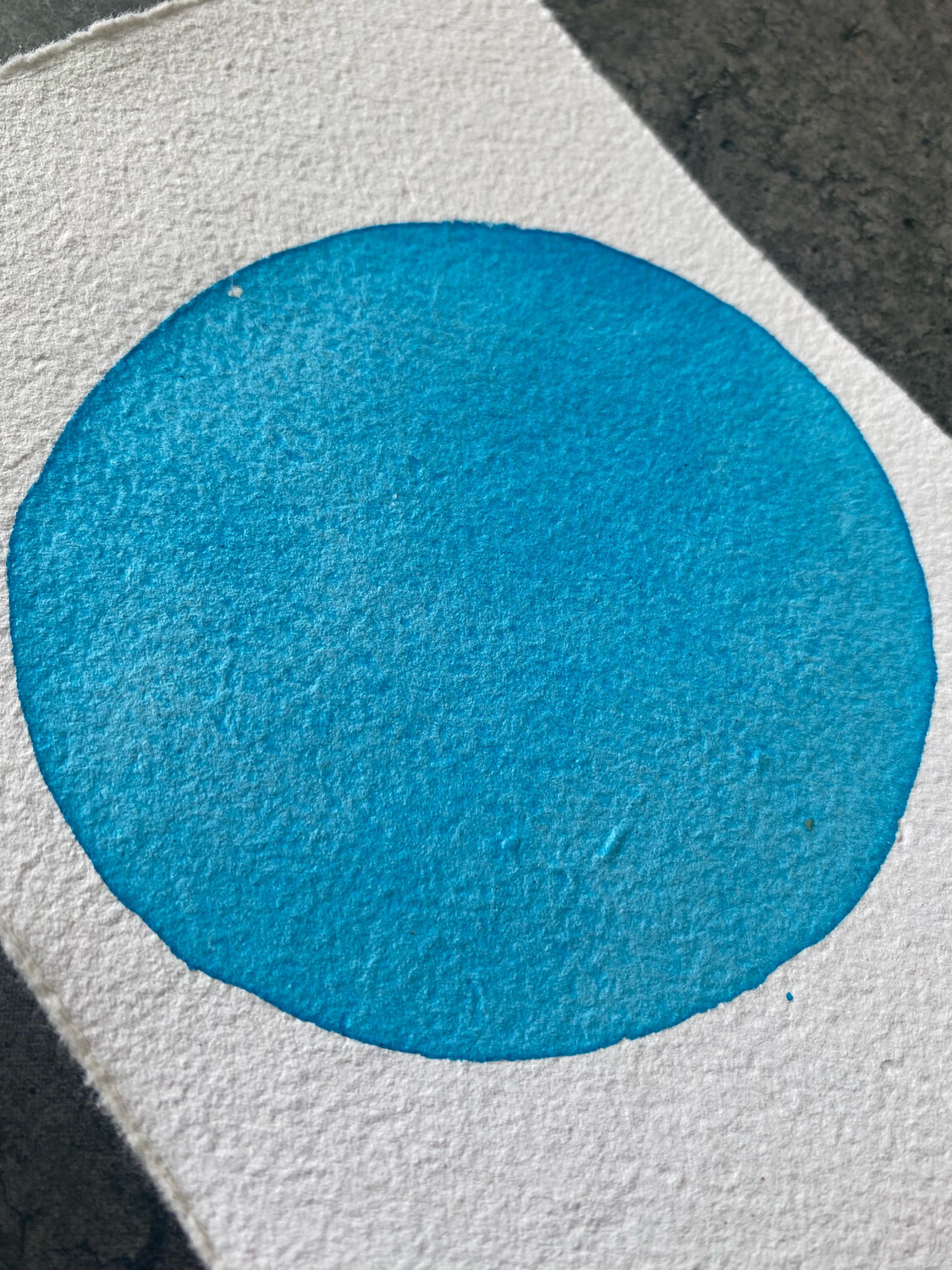 Ercolano Blue Handmade Watercolor