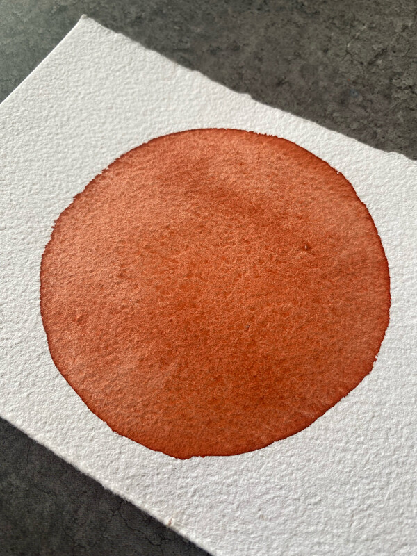 Ercolano Red Handmade Watercolor